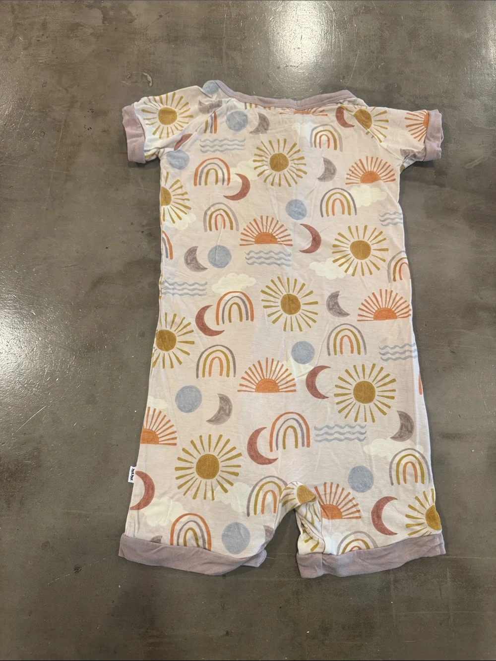 Little Sleepies Shorties in Desert Sunrise Print